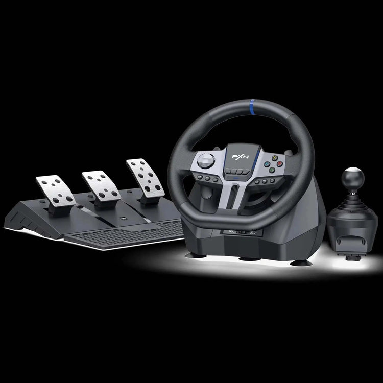V9 Gen2 Gaming Steering Wheel 270°/900° Racing Wheel Volante for PS4/PS3/PC Windows 8,10,11/Switch/Xbox One/Xbox Series X/S Khamik Shop Online