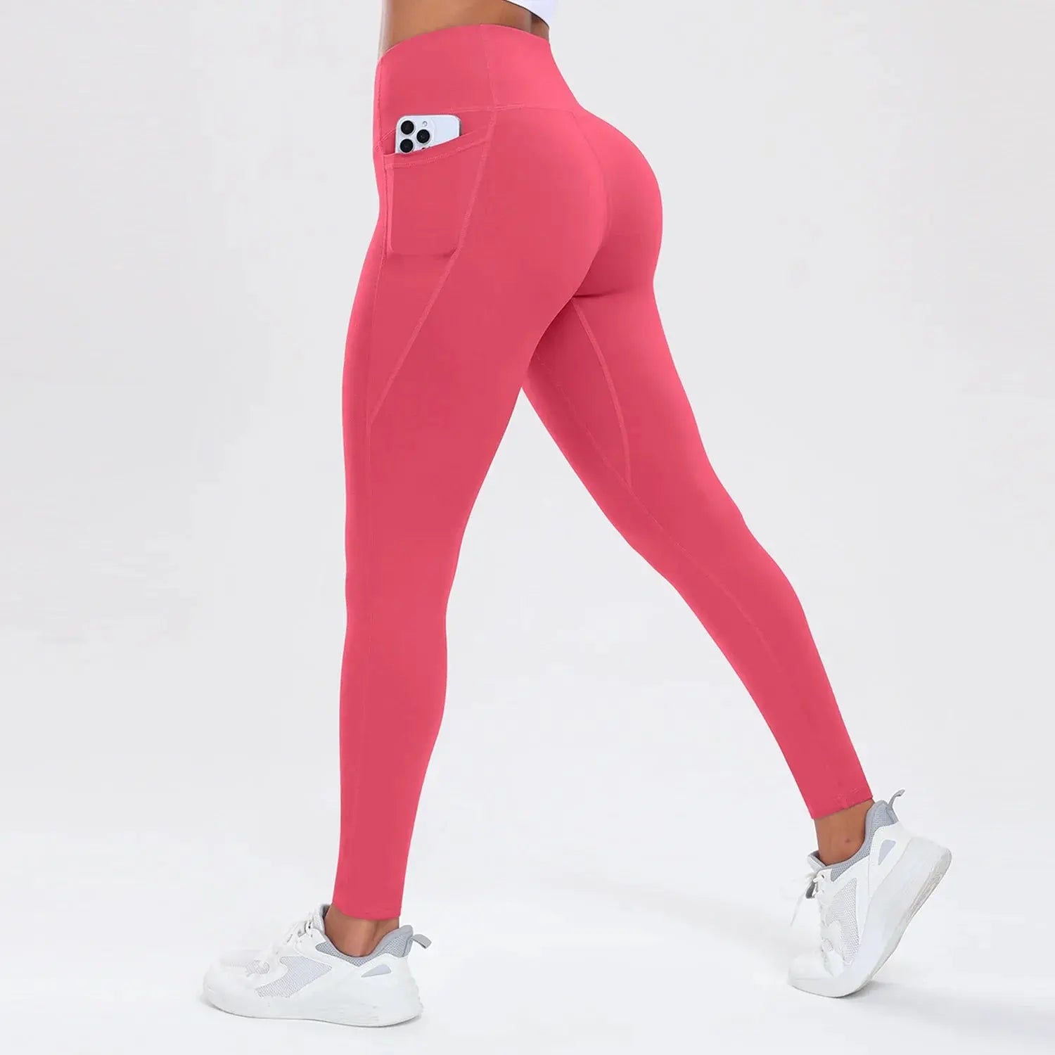 Women Yoga Pants with Pockets Butt Lifting Tummy Control Sports Leggings High Waist Fitness Tights Gym Clothing Sportswer Khamik Shop Online