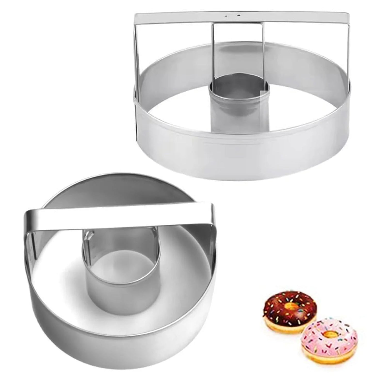 Stainless Steel Cookie Cutter Kitchen Baking Round Donut Mold Daily Durable Multi Functional Baking Mold Home Diy Dessert Tool Khamik Shop Online