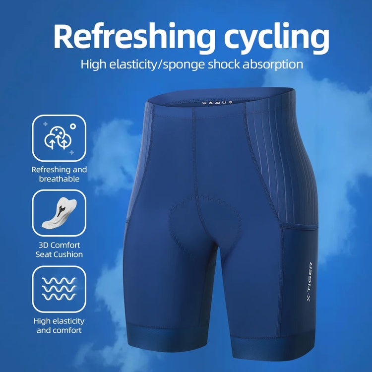X-Tiger Cycling Shorts Bike Tights Pro Bicycle Shorts Breathable Lycra Sports Women MTB Road Biking Shorts 7 Hours Riding Khamik Shop Online