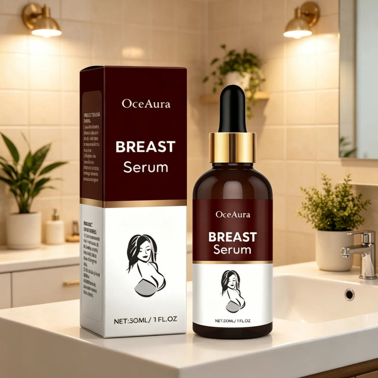 OceAura Breast Care Serum Lifting Skin Firming Anti Sagging Deep Nourishing Hydrating Gentle Formula Breast Essential Serum 30ml Khamik Shop Online