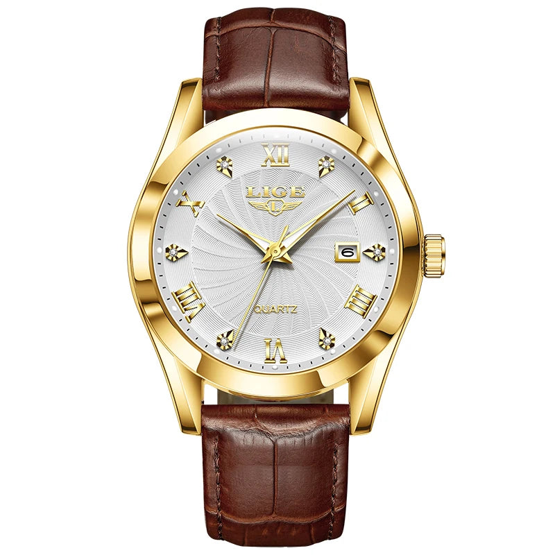 Women'S Wristwatch Fashion Casual Leather Sport Waterproof Woman Watch Top Brand Luxury Women Bracelet Classic Female Clock