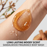 OceAura Sandalwood Body Wash Full Body Refreshing Scent Long Lasting Fragrance Cleanser Soothing Skin Care Non-irritating Odor Control Shower Gel Khamik Shop Online