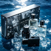 Jean Miss 3Pcs Men Perfume Gift Set Woody Aquatic Citrus Scent Eau de Toilette Long Lasting Masculine Fragrance Exquisite Blue Gift Box For Male Dating Travel Birthday Valentine Gift Khamik Shop Online