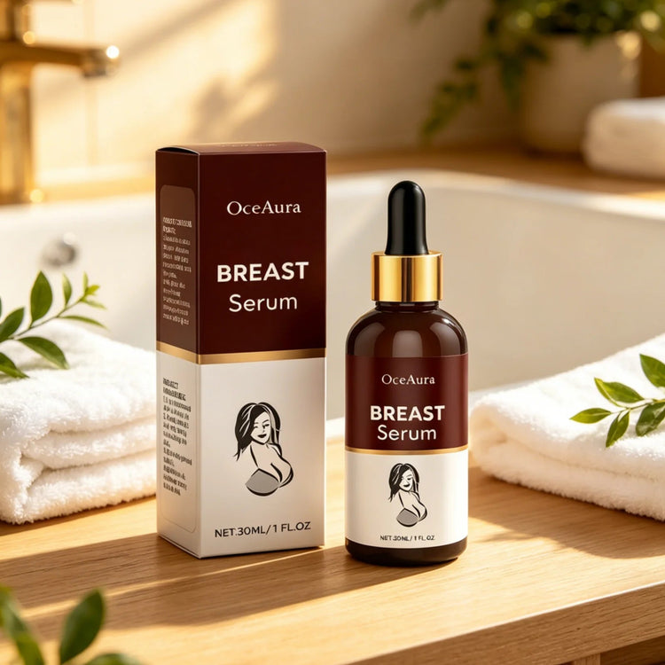 OceAura Breast Care Serum Lifting Skin Firming Anti Sagging Deep Nourishing Hydrating Gentle Formula Breast Essential Serum 30ml Khamik Shop Online