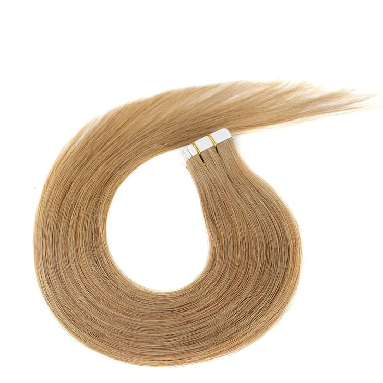 BHF Tape In Hair Extensions Human Hair 20pcs/Pack European Remy Straight Invisible Tape Ins Adhensive 100% Human Hair For Salon Khamik Shop Online
