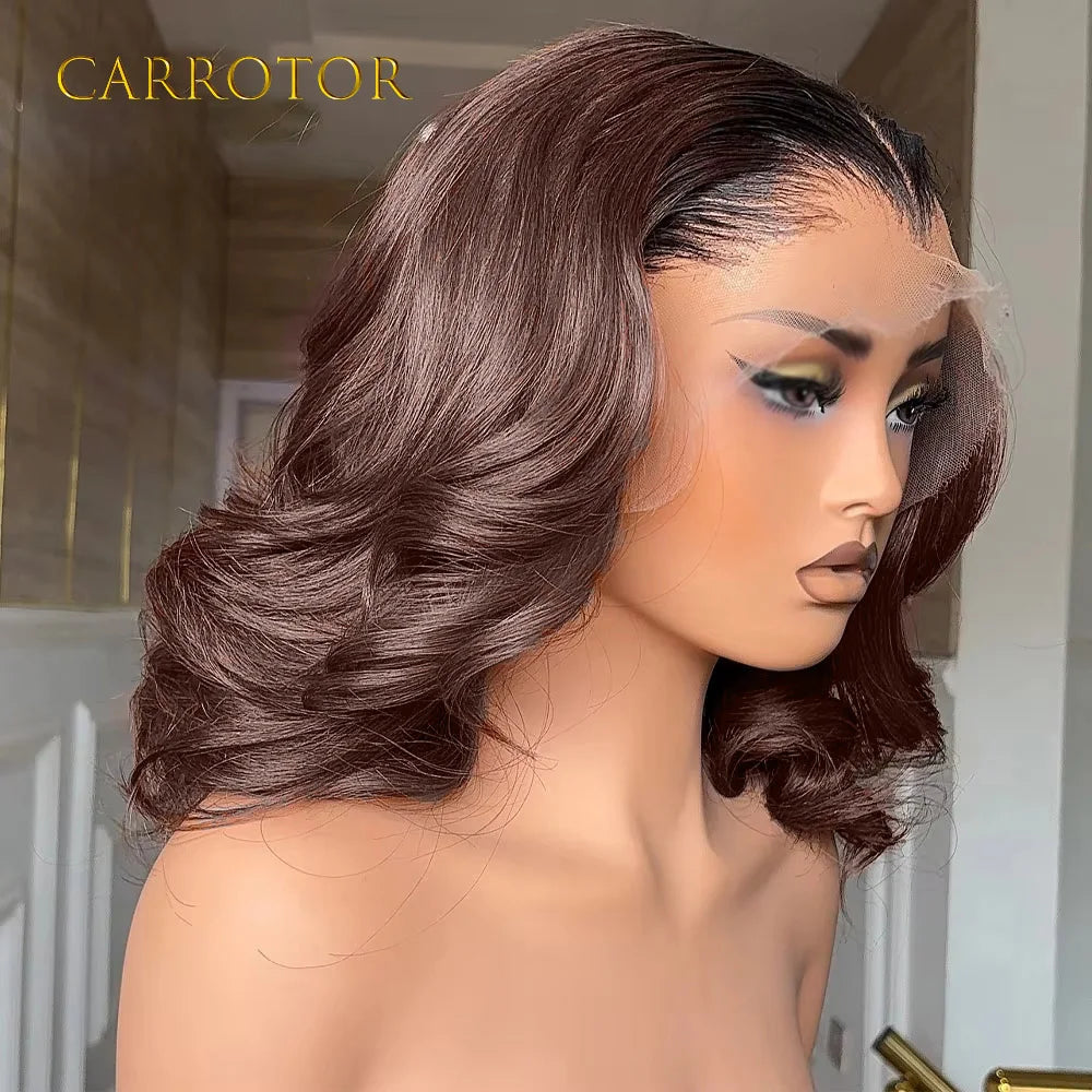 Lagos Hairline Wig 1b4 Ombre Colored 13x4 Invisible Lace Frontal Wig Loose Deep Wave Human Hair Wigs Preplucked For Woman Khamik Shop Online