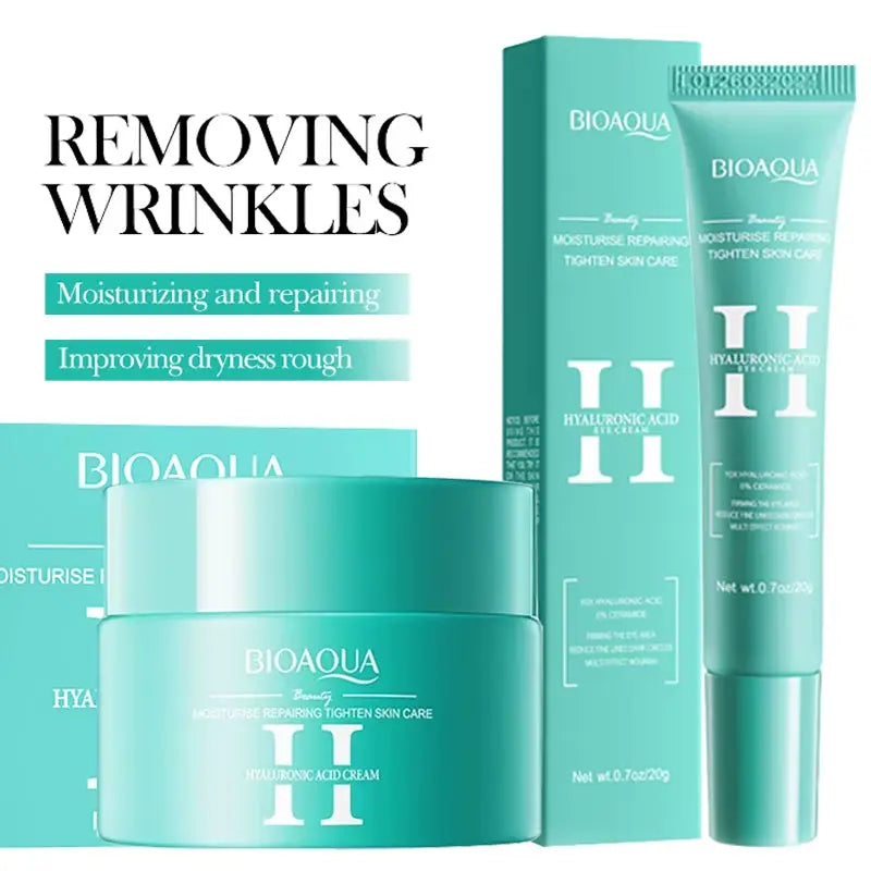 BIOAQUA Retinol Skin Care Sets Moisturizing Hydrating Face Cream Anti-Aging Wrinkle Dark Circles Eye Cream Travel Size Skin Care