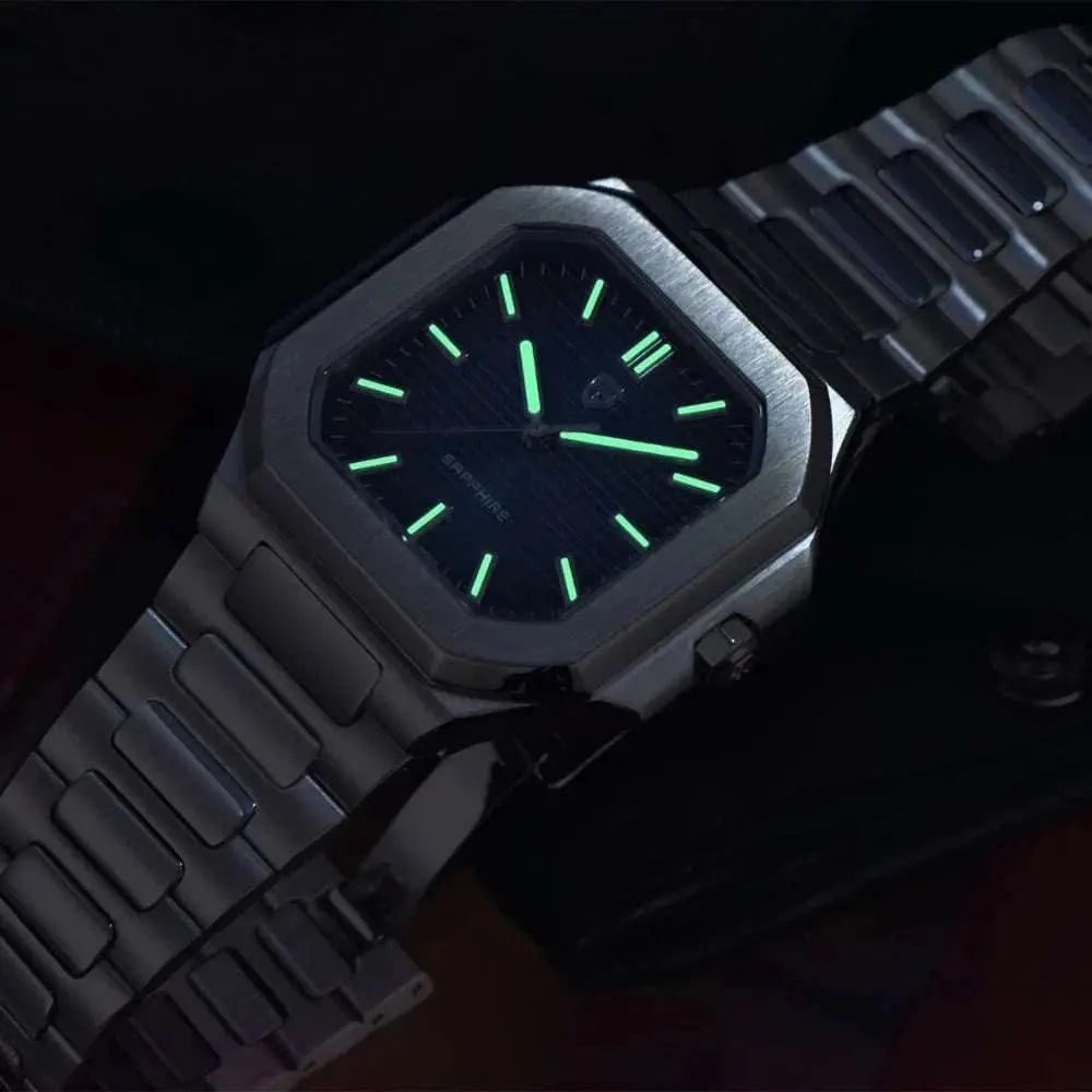 TOP New PAGANI DESIGN 37MM Square Men Quartz Watches Luxury Sapphire Glass AR Coated Business Watch VH31 Luminous Watch for Men Khamik Shop Online