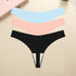 3PCS/SET Sexy G-String Underwear Female T-back Intimates Lingerie Seamless Low Waist Underpants 10 Color Lady Bikini Panty XS-XL Khamik Shop Online