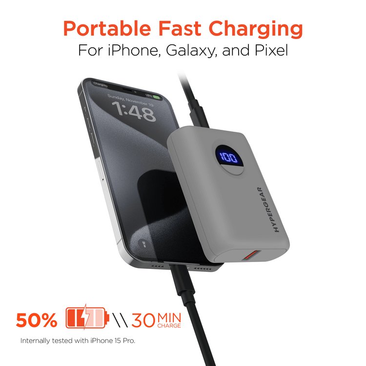 HyperGear PowerPack PRO 10000mAh 20W Power Bank Sky Iapetus