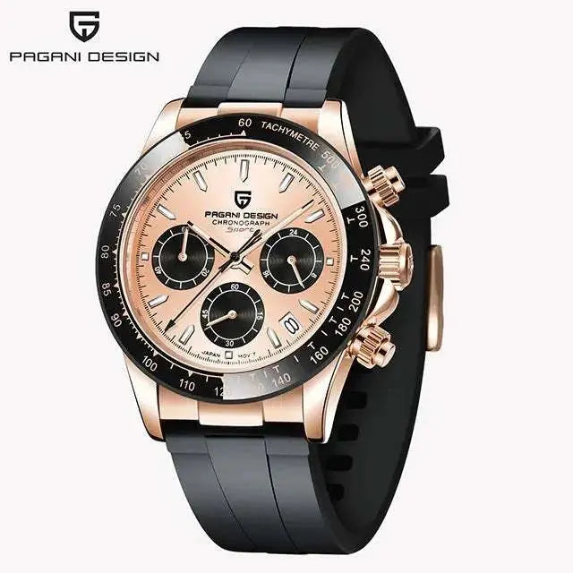 PAGANI DESIGN New VK63 Quartz Watch 40mm Men Wristwatch Chronograph Stainless Steel Waterproof Clock Top Brand Gift Watches Man Khamik Shop Online