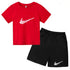 Summer Brand White T-shirt+Shorts Two-piece Set Kids New Clothing Fashion Letter Boy Girl3-13Yrs Sports Short-sleeved Casual Set Khamik Shop Online