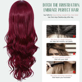 Body Wave Burgundy 40 Inches Long-length 200% High Density 13x6 13x4 HD Transparent Lace Frontal Wig Human Hair Wigs 99J Wine Red Pre Plucked Brazilian Hair For Women Khamik Shop Online