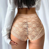 S-5XL Plus Size Erotic Lingerie See through Lace Panties For Women Sexy High Waist Lady Underpants Wrap Buttocks Female Briefs Khamik Shop Online
