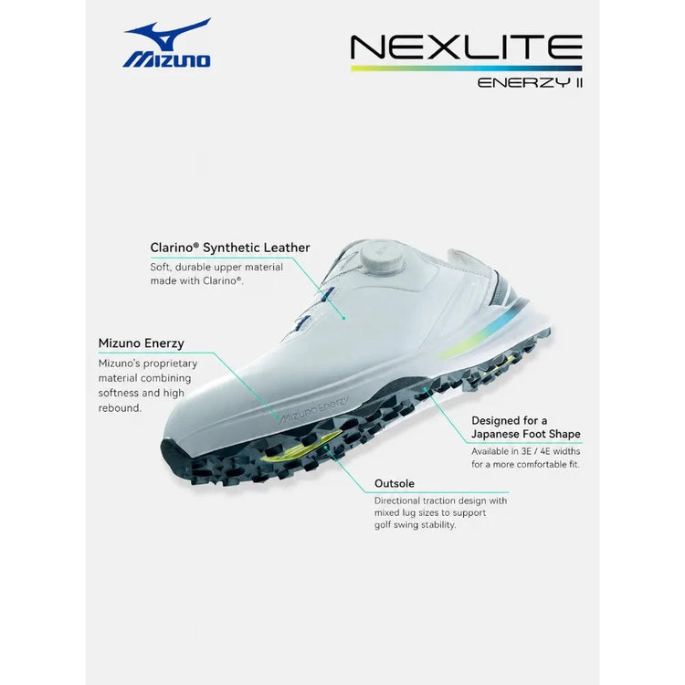 2026 New Mizuno Golf Shoes Mens BOA Closure Spikeless Trainers Anti-Slip Comfortable Athletic Outdoor Sports Sneakers 51GM265101 Khamik Shop Online
