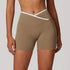 Yoga Shorts Women Fitness Shorts V-shaped Waist Running Cycling Shorts Breathable Sports Leggings High Waist Workout Gym Shorts Khamik Shop Online
