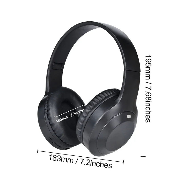 Over Ear HIFI Stereo M5 Headsets Wireless Bluetooth 5.3 Headphones Sports Gaming Earphones Support TF/AUX noise reduction Khamik Shop Online