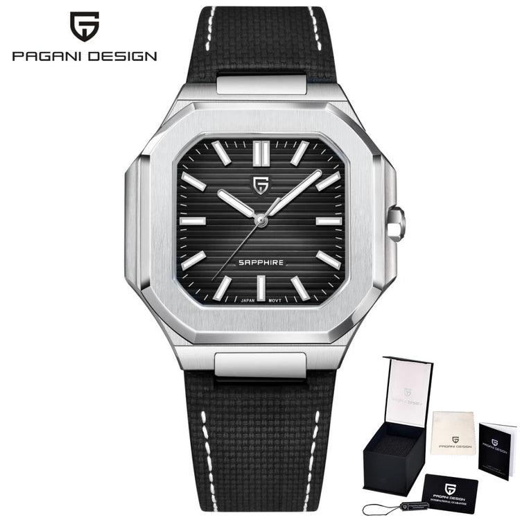 PAGANI DESIGN Fashion Square Business Quartz Men&