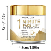 Minute Face Lift Day Night Cream Retinol Collagen Vitamin C. Moisturizing, Firming, Lifting. Results 1 Minute. 60g. Khamik Shop Online