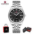 NAVIFORCE Men Elegant Business Stainless Steel Watch 30M Waterproof Luminous Hands Japan Movement Wristwatch Gifts box Khamik Shop Online