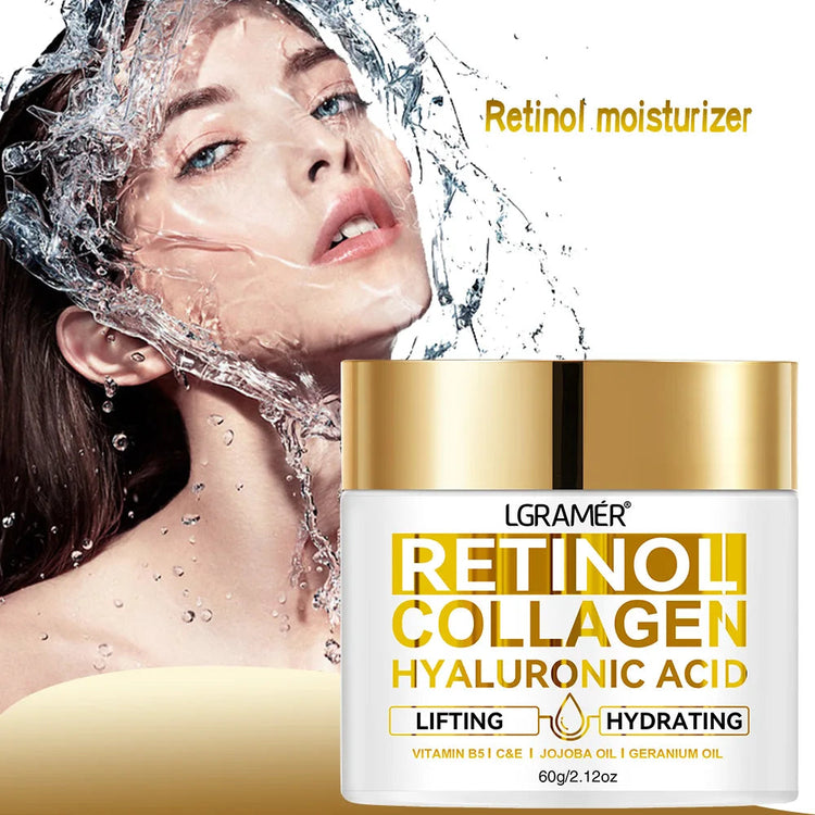 Retinol Anti Aging Face Cream Moisturizing Wrinkle Remover Collagen Hyaluronic Acid Creams Skin Care Cosmetic 30&60ML Khamik Shop Online