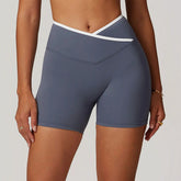 Yoga Shorts Women Fitness Shorts V-shaped Waist Running Cycling Shorts Breathable Sports Leggings High Waist Workout Gym Shorts Khamik Shop Online