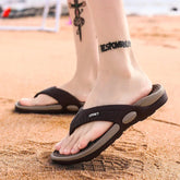 Massage Flip Flops for Men Summer Breathable Beach Shoes Sandals Men Luxury Flip Flops Breathable Plus Big Size Men Slippers 46 Khamik Shop Online