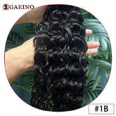 Water Wave Tape in Human Hair Extension Brazilian Hair Skin Weft Tape in Curly Human Hair 20 Pcs/Set Black Brown Blonde Color Khamik Shop Online