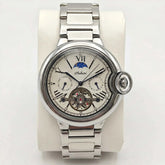 Mens Quartz Watch Stainless Steel Business Dress Wristwatch Roman Numeral Dial Daily Waterproof Gift Watch for Men Khamik Shop Online