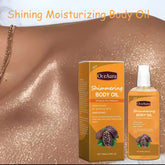 Oceaura 100ml Shimmering Body Oil for Daily Moisturizing Nourishing Glowing Skin Care Sparkling Massage Brighten Body Care Khamik Shop Online