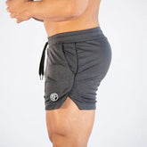 Professional Bodybuilding running shorts men mesh quick-drying breathable sport homme fitness workout Slim fit gym shorts male Khamik Shop Online