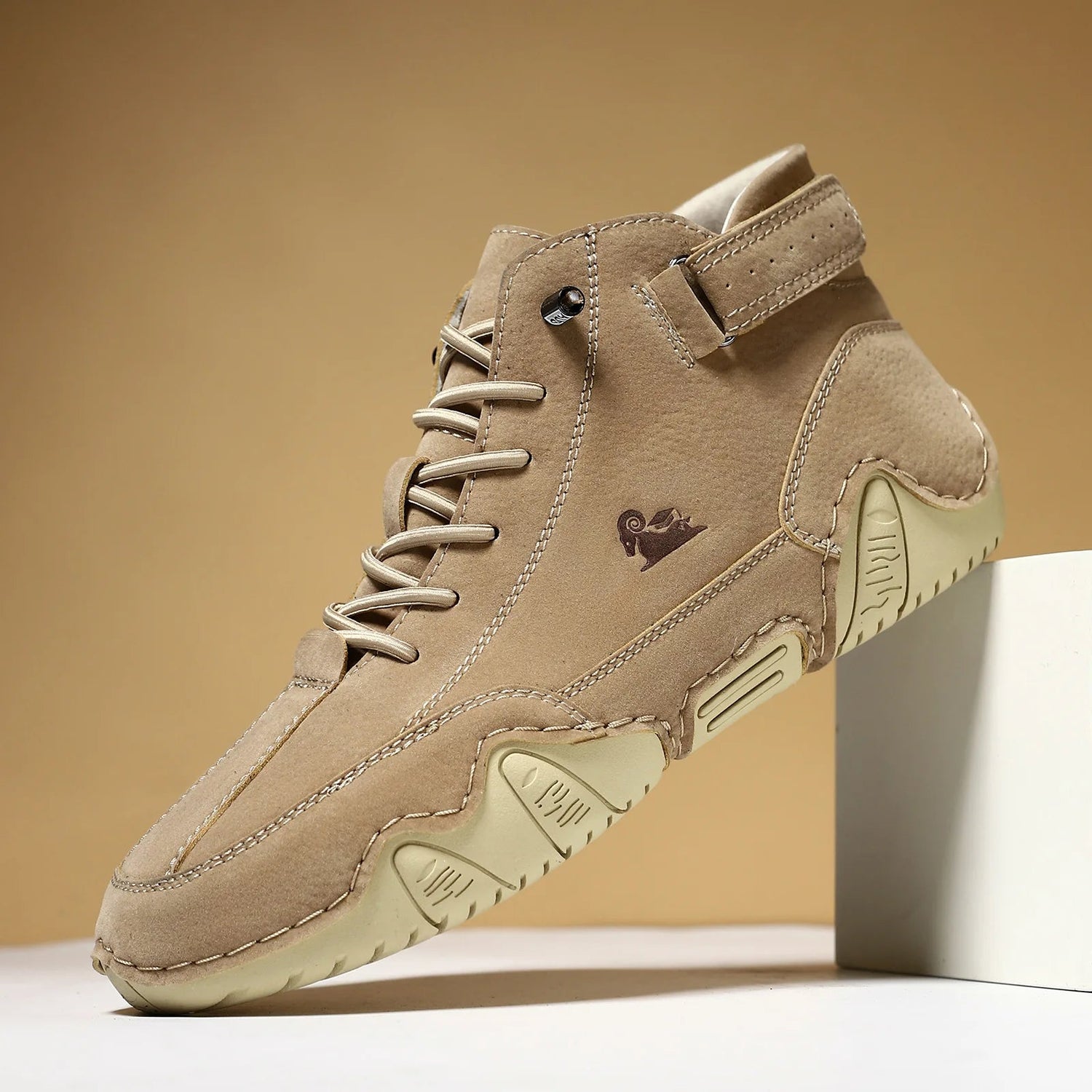 New 2026 Handmade Men Boots Design Sneakers Man Outdoor Casual Leather Woman Shoes Ankle Boots Fall Breathable Hot Sale F7001 Khamik Shop Online