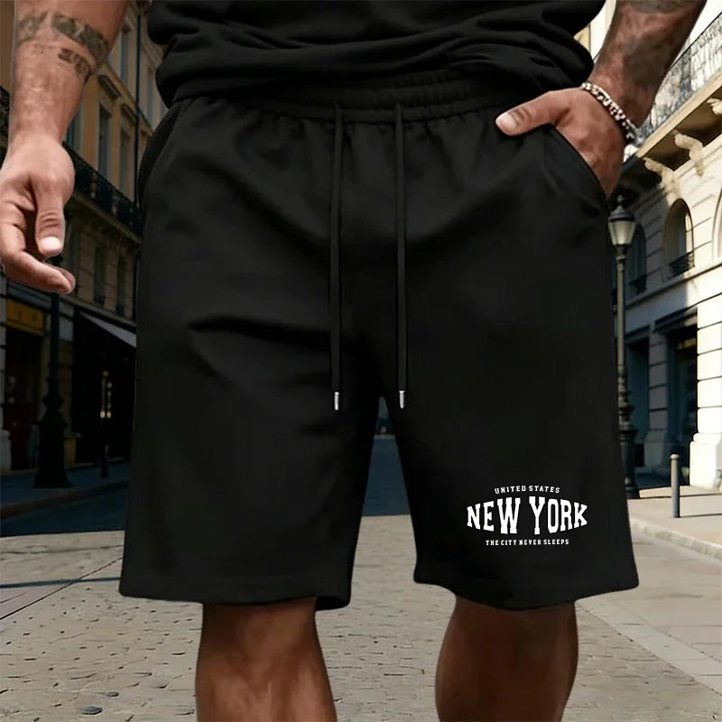 Mens T-Shirt Tracksuit Printing Casual Jogging Sportswear Outdoor Sports Adult Clothing Summer High Quality Short Sleeves Shorts Khamik Shop Online