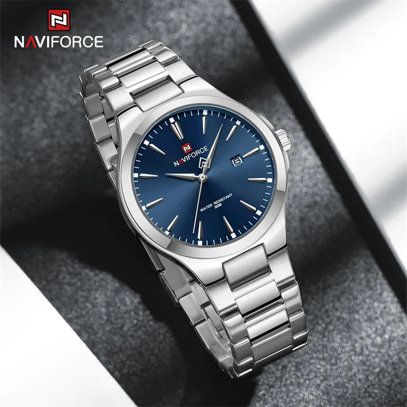 Original Design Fashion Men'S Watches Stainless Steel Simple Calendar Male Waterproof Wristwatches Relogio Masculino