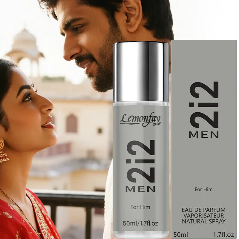 Lemonfay 2i2 Men Eau de Parfum - 50ml Natural Spray Long-Lasting Fragrance for Him, Daily Use Cologne Khamik Shop Online
