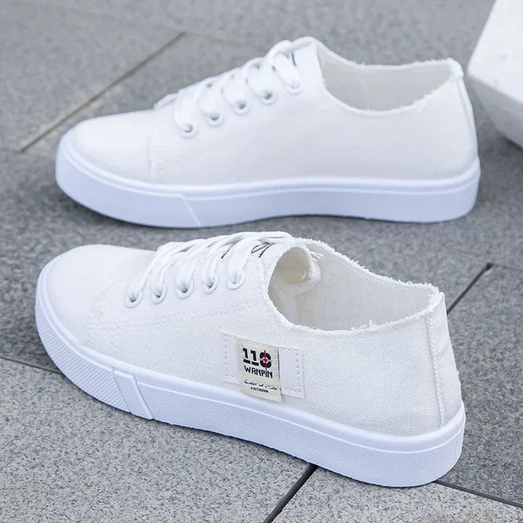 2026 Spring Summer Women Canvas Sneaker Low Top Denim Sneakers Ladies Popular Flat Canvas Board Shoes Female Sapatos Femininos Khamik Shop Online