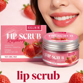 Strawberry Lip Scrub Exfoliating Preventing Drying Cracking Improve Dullness Remove Dead Skin Moisturizing Brightening Lip Care Khamik Shop Online