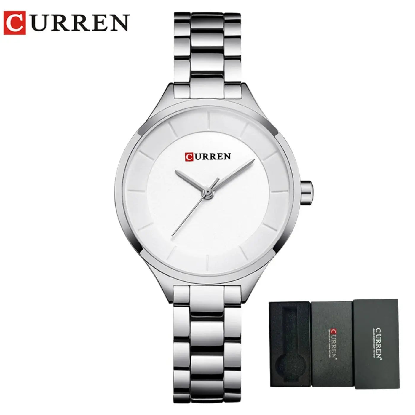 CURREN New Simple Women Bracelet Wrist Watches Light Extravagant Girls Fashion Geneva Quartz Clock Female Luxury Wristwatch 2017 Khamik Shop Online