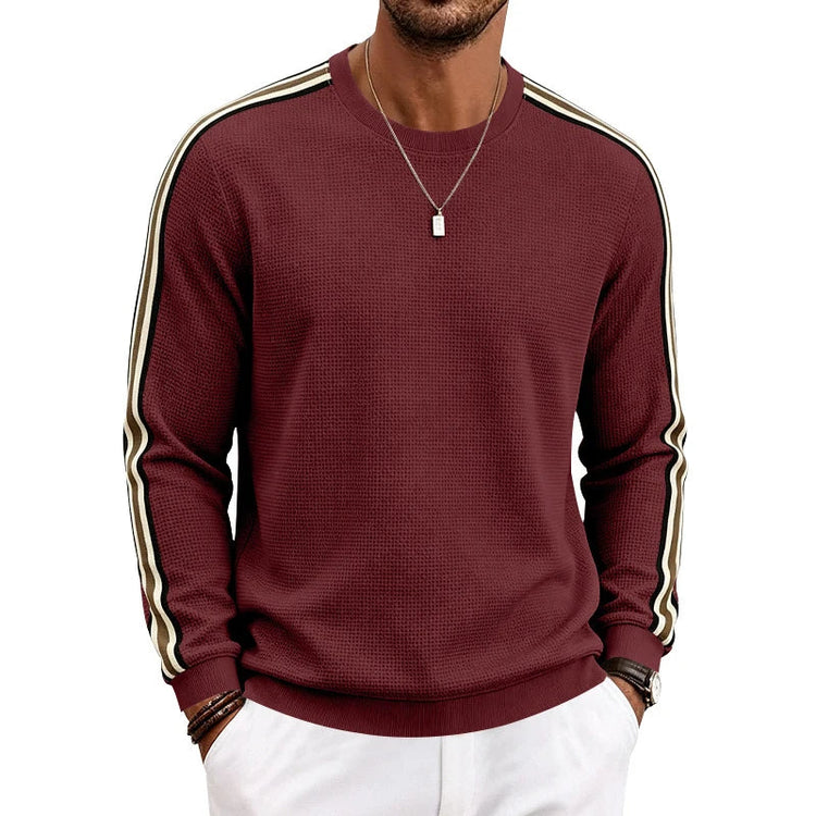 Men Lightweight Pineapple Grid Sweatshirt, Crew Neck Loose Breathable Casual Sport Top For Spring Autumn Amazon EU US Khamik Shop Online