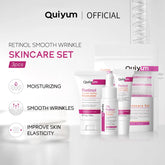 QUIYUM Retinol+Hyaluronic Acid Wrinkle Skincare Set Smooth Wrinkles & Fine Lines Improve Skin Elasticity & Radiance Khamik Shop Online