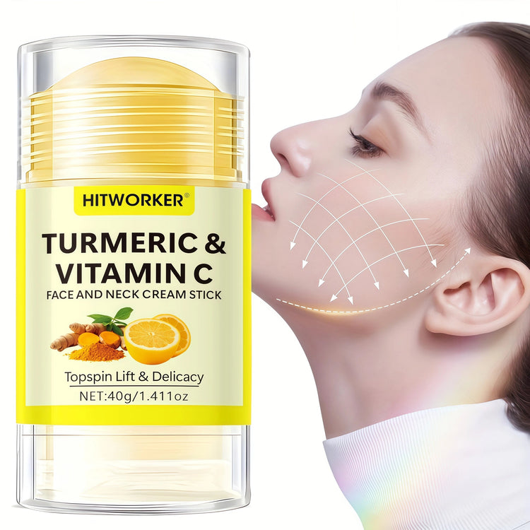 40g Yellow Turmeric Vitamin C Facial And Neck Cream Stick for Skin Brightening And Anti-Aging Khamik Shop Online