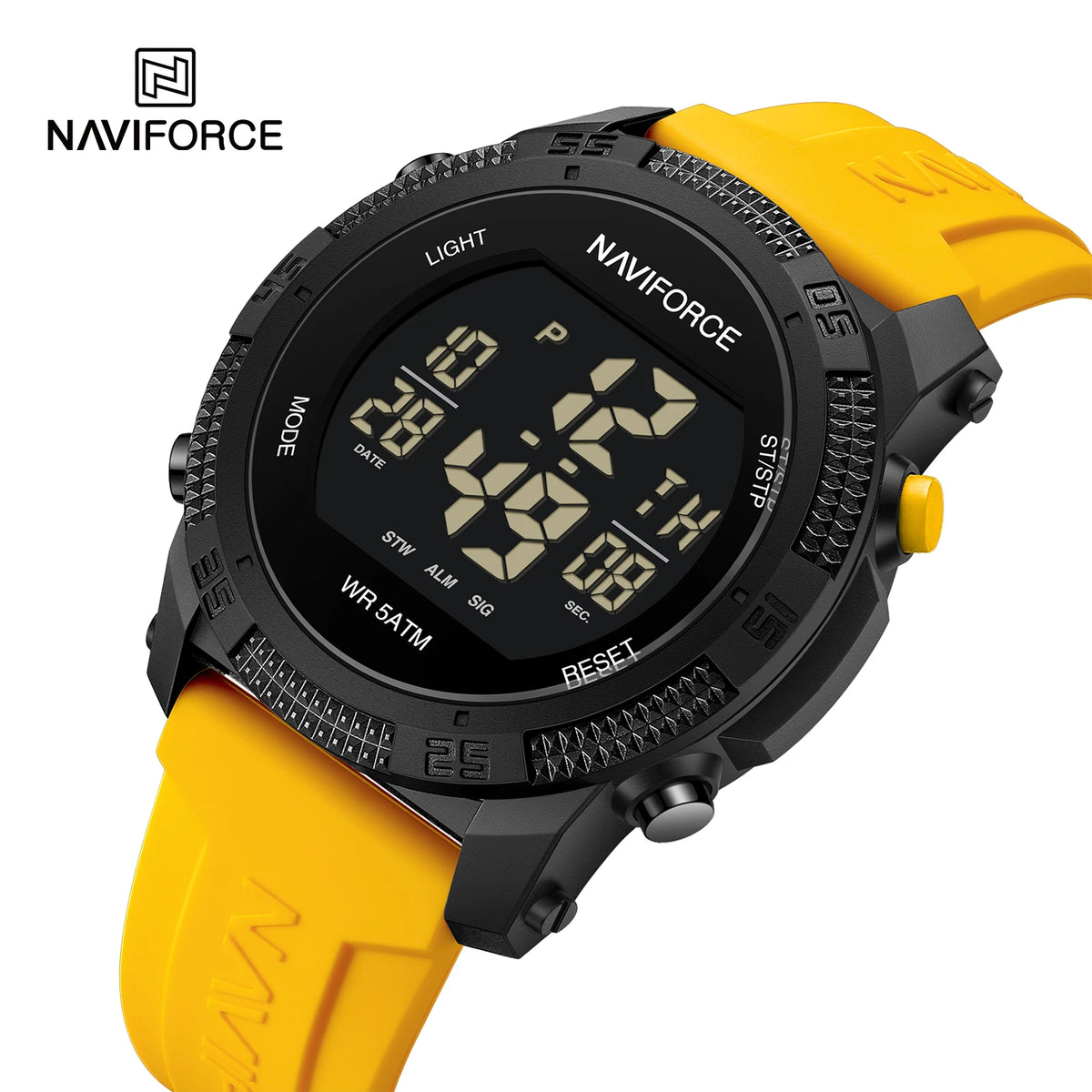 Brand Original Men Fashion Watch Water Resistant Personality Wristwatches Luxury Silicone Strap Electronic Clock 2024