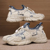 Height Increasing Normal Leather Boots Luxury Woven Shoes Basketball Men&