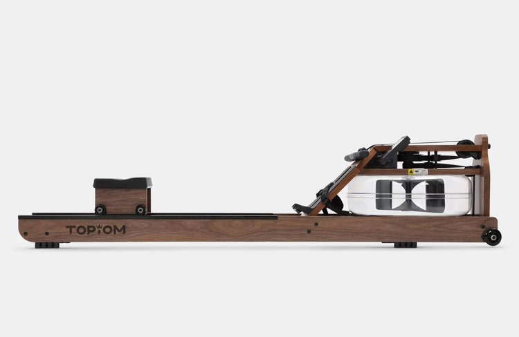 Topiom Rowing Machine for Home Use | Solid Wood | TM3 Monitor Olive Nyx