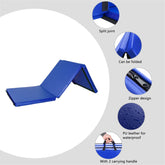 55"x24"x1.2" Tri-fold Gymnastics Yoga Mat with Hand Buckle Lilac Milo