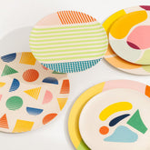 4pc Bamboo Plate Set - Dinner Puce Arrowwood