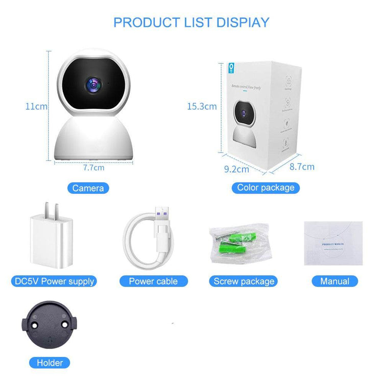 1080P Home Security Indoor Wireless IP Camera – Tech Accessories Teal Simba
