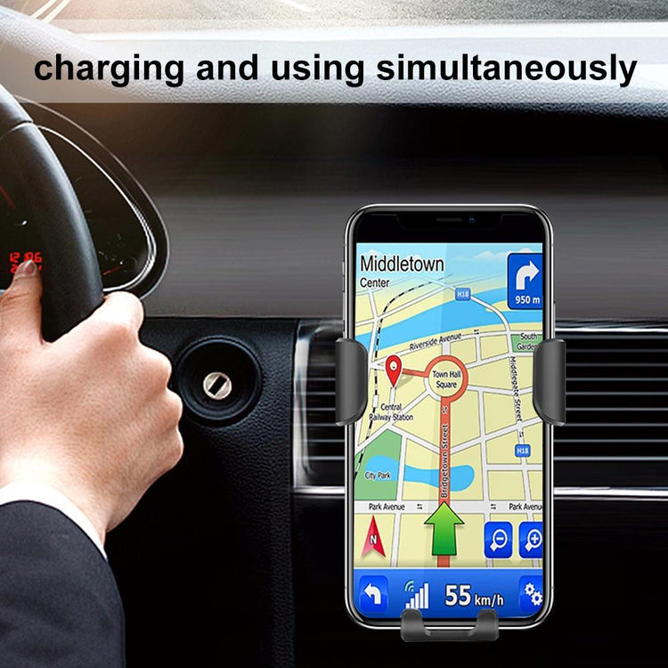 Ninja Dragon QI X Universal Wireless Charger with Car Mount Holder White Eucalyptus