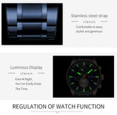 Watch Men Top Luxury Brand Waterproof Quartz Men&